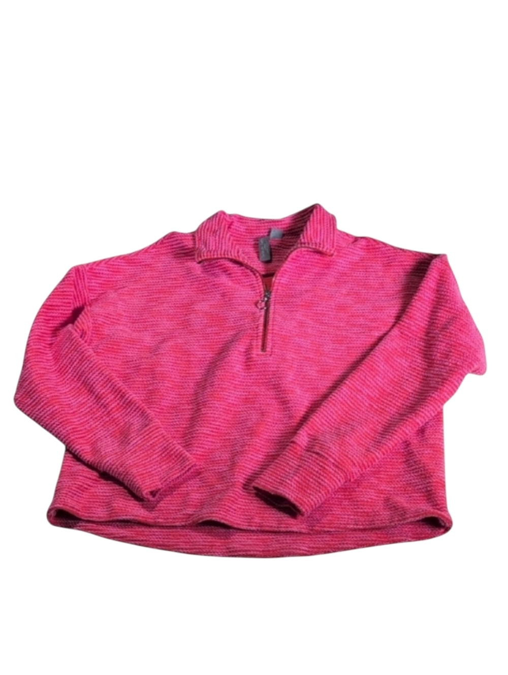 Sweaty Betty Rest Up Half Zip Pullover in Tulip Red Size 10